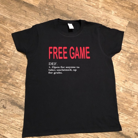 “FREE GAME” T-shirt - Picture 1 of 1